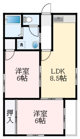 ベルエール深井の物件間取画像